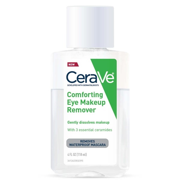 CeraVe Comforting Eye Makeup Remover with Hyaluronic Acid for Waterproof Makeup (4 fl. oz.)