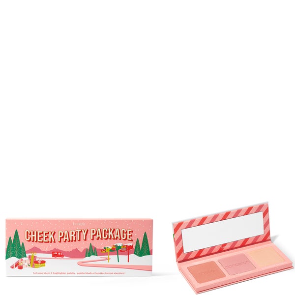 benefit Cheek Party Package Blusher and Highlighter Cheek Palette (Worth £83.50)
