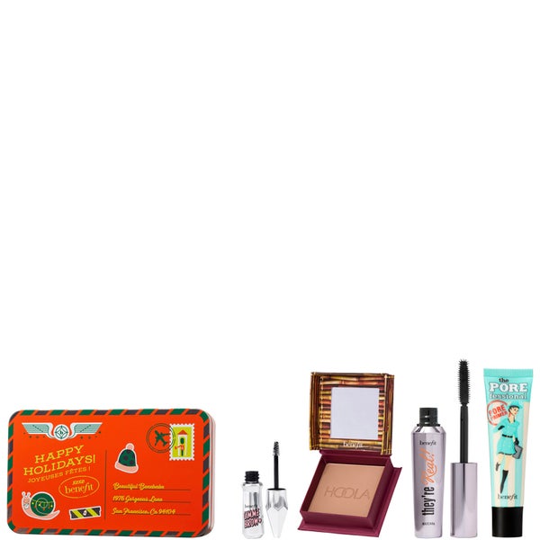 benefit Totally Glam Telegram Bronzer, Eyebrow Gel, Mascara and Primer Gift Set