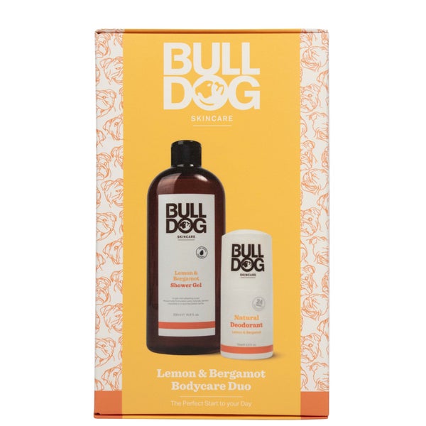 Bulldog Skincare for Men New Lemon and Bergamot Body Care Duo