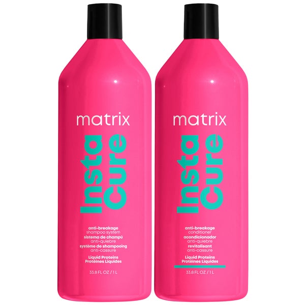 Matrix Total Results InstaCure Anti-Breakage Shampoo and Conditioner 1000ml Duo for Damaged Hair