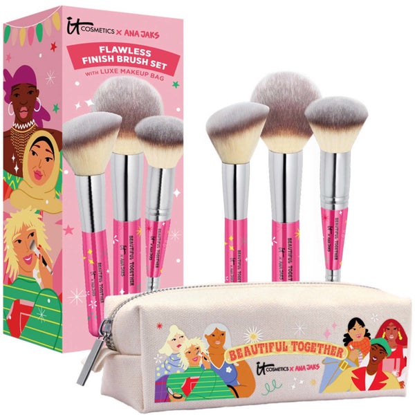 IT Cosmetics Beautiful Together Flawless Finish Brush Set (Worth £108.00)