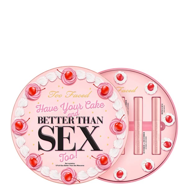 Too Faced Limited Edition Have Your Cake (and Better Than Sex Too!) Mascara Collection Set
