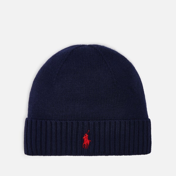 Polo Ralph Lauren Logo-Embroidered Wool Beanie