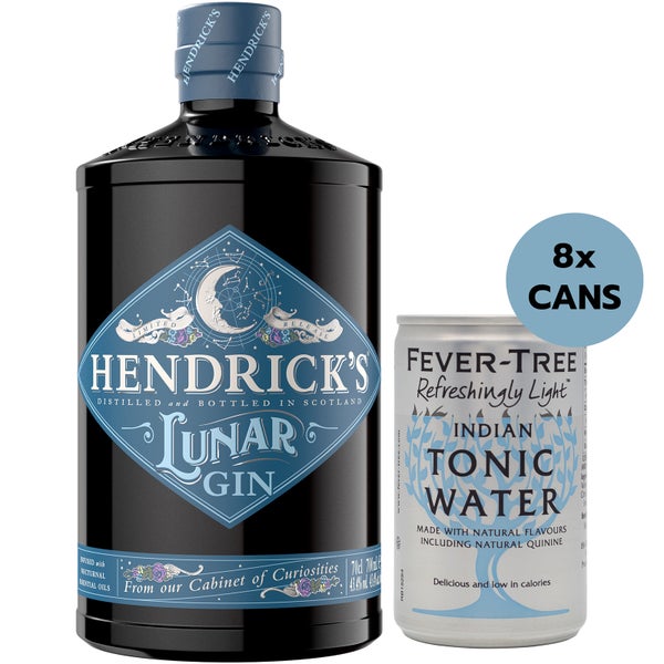 Hendrick's Lunar Gin & Fever Tree Light Tonic Bundle