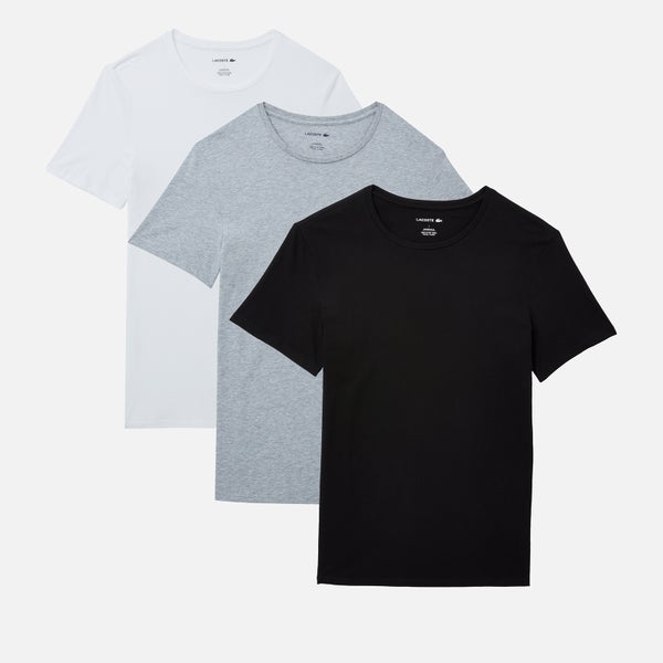 Lacoste Three-Pack Crewneck Cotton-Jersey T-Shirts