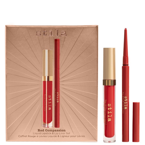 Stila Red Compassion Liquid Lipstick & Lip Liner Set (Worth £37.00)