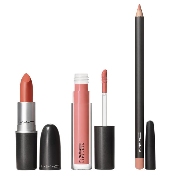 MAC Essentials Lip Kit - Pink (Worth AED279)