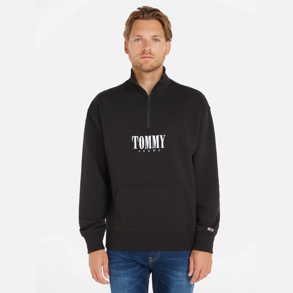 Tommy Jeans Authentic Half Zip Cotton Sweatshirt