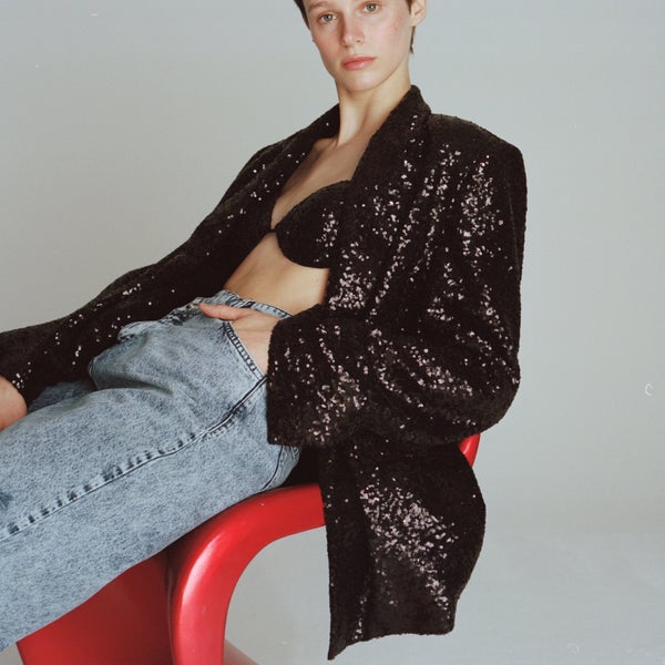 In The Mood For Love Sequin-Embellished Claudia Jacket