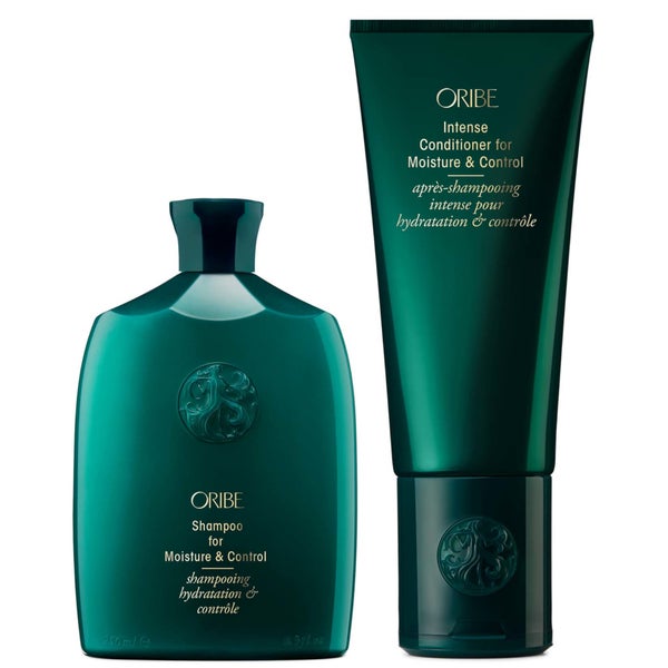 Oribe Moisture and Control Shampoo and Intense Conditioner Bundle