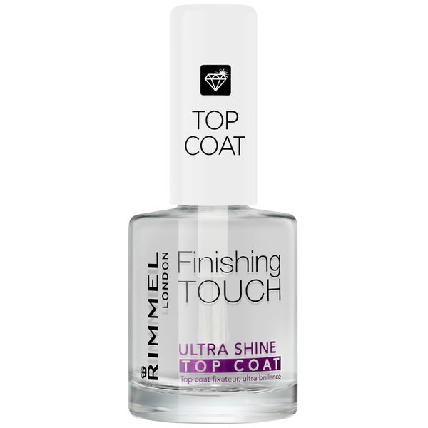 Rimmel London Finishing Touch Ultra Shine Top Coat Nail Polish, 12ml