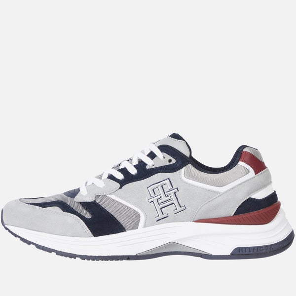 Tommy Hilfiger Prep Mix Running Style Suede Trainers