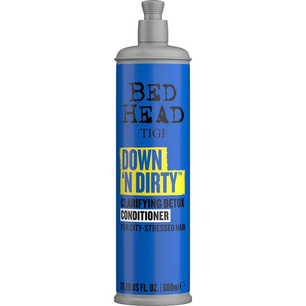 Bed Head by TIGI Down N' Dirty Lightweight Conditioner for Detox and Repair 600ml