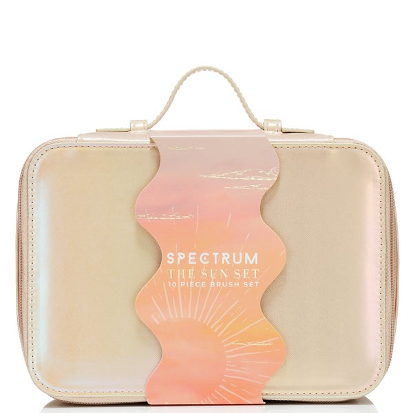 Spectrum Sunset Ombre Make Up Bag and Brush Set