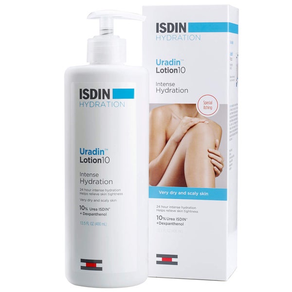 ISDIN Body Lotion Uradin 10. 24 Hour Intense Hydration. Fast Absorbing. (13.5oz)