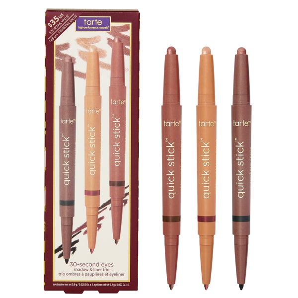 Tarte 30-Second Eyes Shadow and Liner Trio (Worth $75.00)