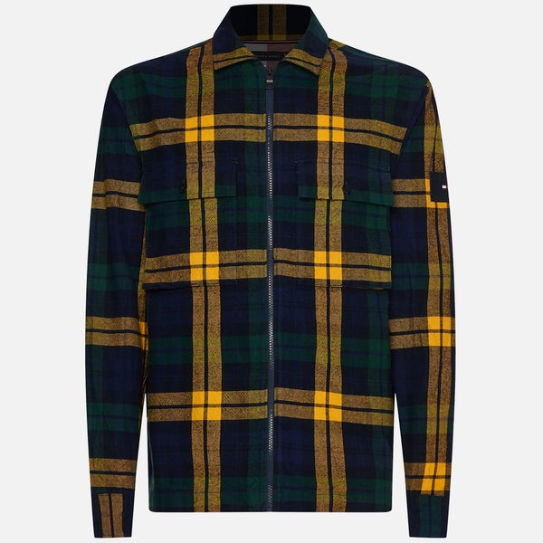 Tommy Hilfiger Blackwatch Cotton-Blend Flannel Shirt Jacket