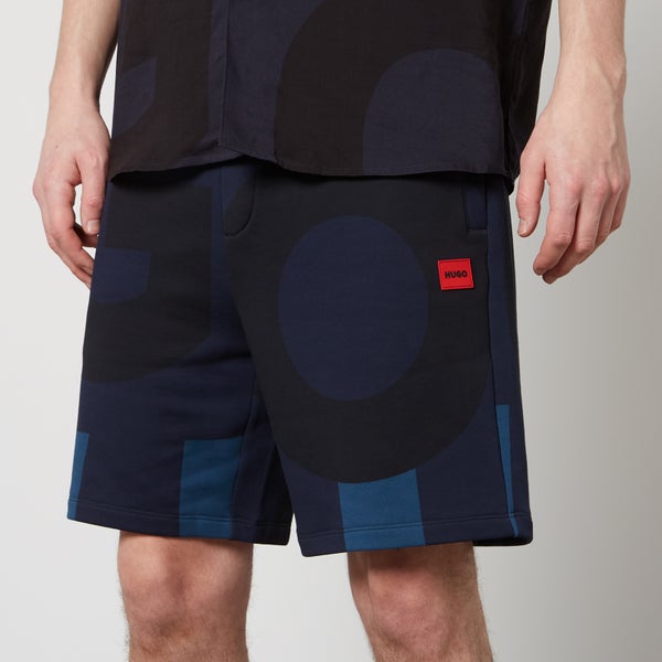 HUGO Dizard Logo-Print Cotton-Jersey Shorts