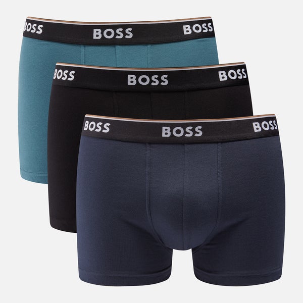 BOSS Bodywear Three-Pack Stretch-Cotton Boxer Shorts