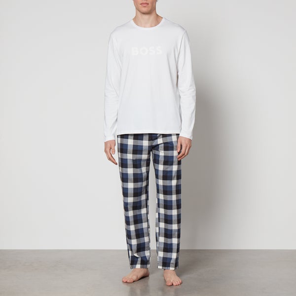 BOSS Bodywear Cotton-Blend Jersey Pyjama Set