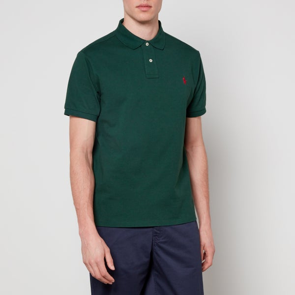Polo Ralph Lauren Custom-Slim-Fit Poloshirt aus Piqué - Green