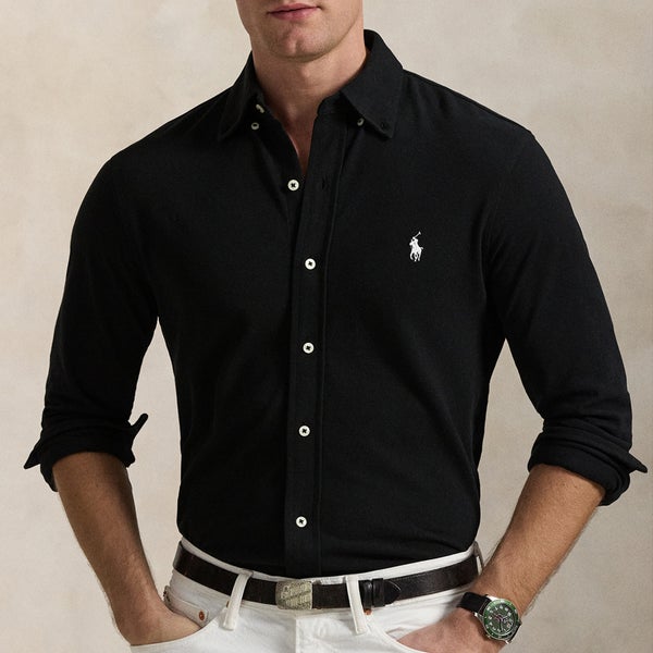 Polo Ralph Lauren Logo-Embroidered Cotton-Piqué Shirt