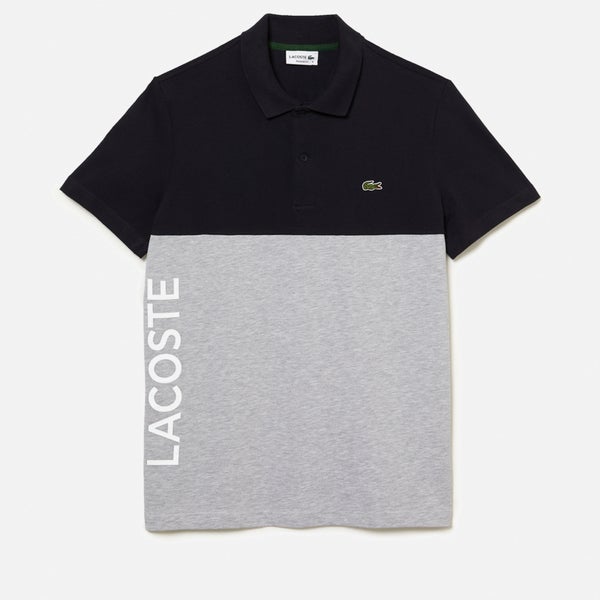 Lacoste Seasonal Colour Block Cotton-Piqué Polo Shirt