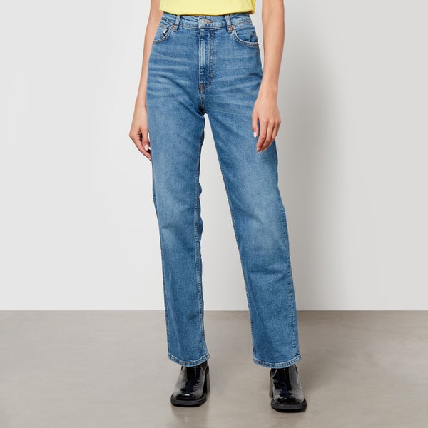 Boss Ada Stretch-Denim Straight-Leg Jeans