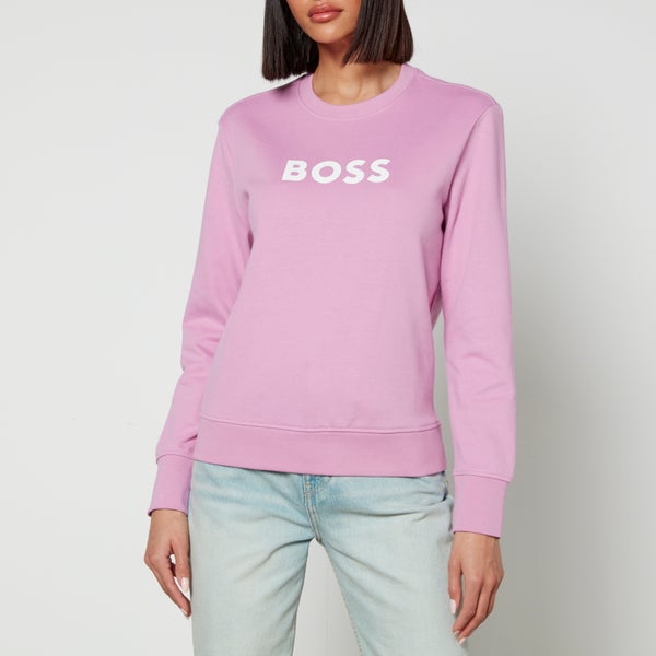 BOSS ElaBOSS Logo-Printed Cotton-Jersey Sweatshirt