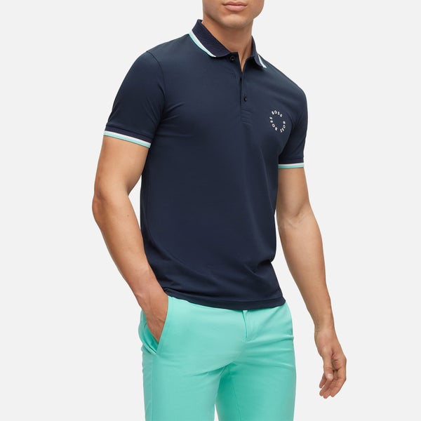 BOSS Green Paule 2 Logo Cotton-Blend Polo Shirt