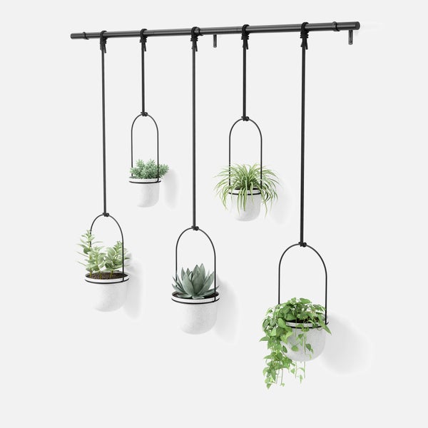 Umbra Triflora Hanging Planter - White