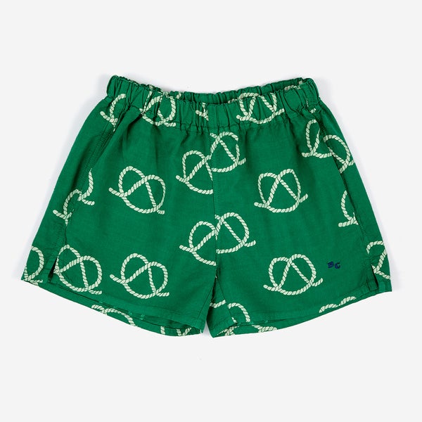 Bobo Choses Kids Woven Organic Cotton-Canvas Shorts