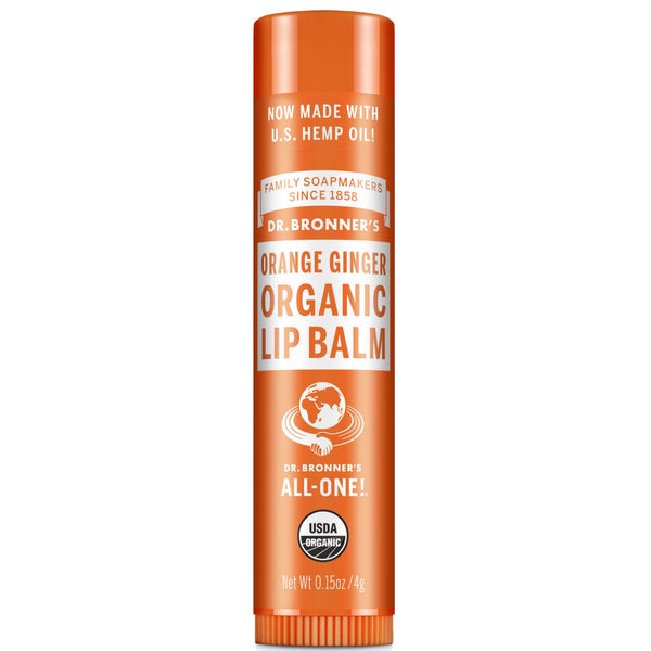 Dr. Bronner's Organic Lip Balm - Orange and Ginger