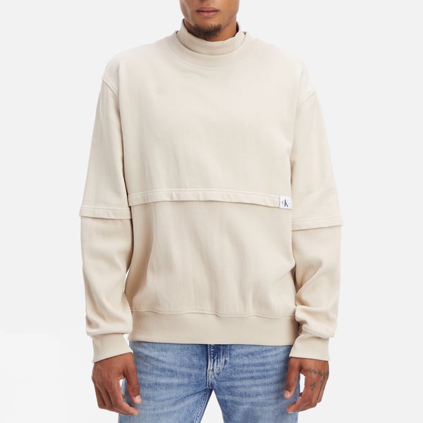 Calvin Klein Jeans Double Layer Cotton-Blend Sweatshirt
