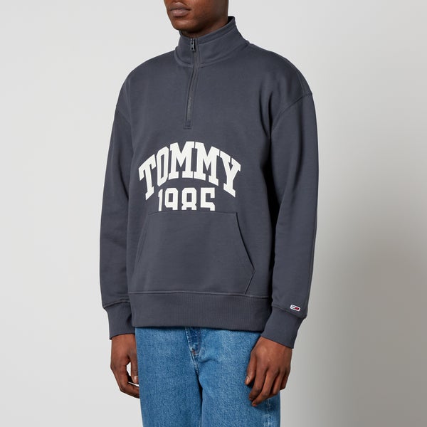 Tommy Jeans Relaxed Authentic Cotton-Blend Jersey Sweatshirt - New Charcoal