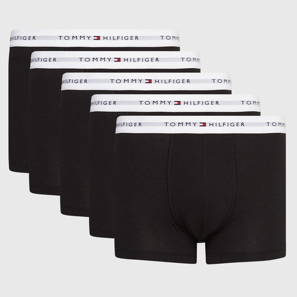 Tommy Hilfiger Five-Pack Stretch-Cotton Boxer Trunks