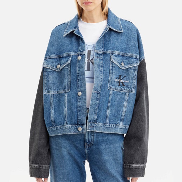 Calvin Klein Jeans Contrast Oversized Denim Jacket