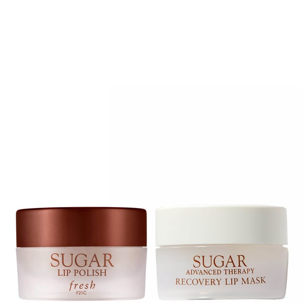Fresh Sugar Lip Polish Exfoliator and Sugar Advanced Therapy Lip Mask Duo