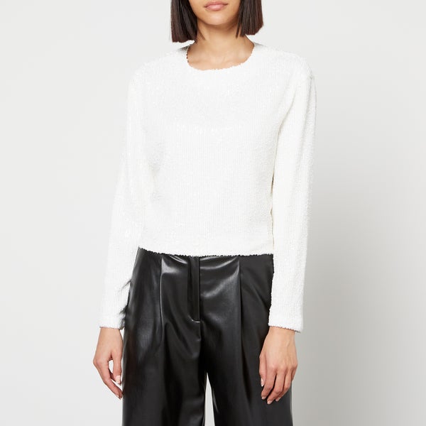 In The Mood For Love Di Paolo Sequinned Mesh Top