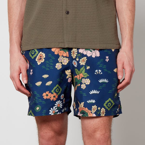 Farah Colbert Floral-Print Recycled Shell Swim Shorts