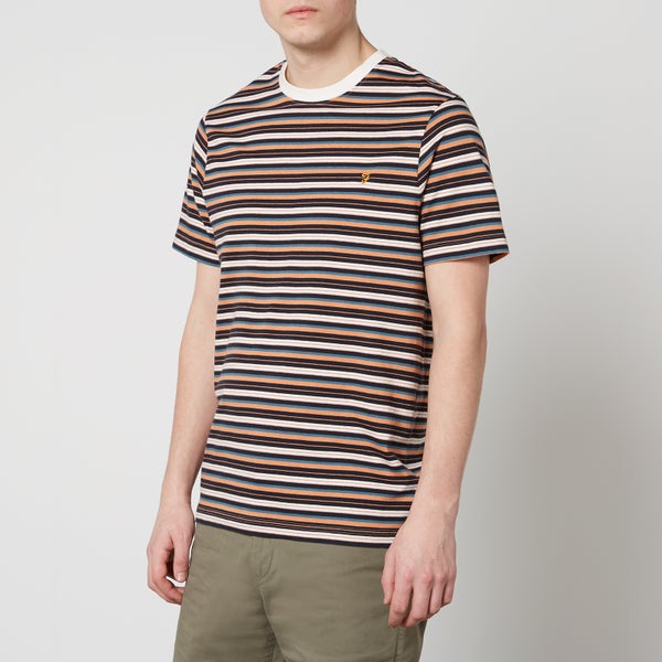 Farah Zephyr Striped Organic Cotton-Jersey T-Shirt