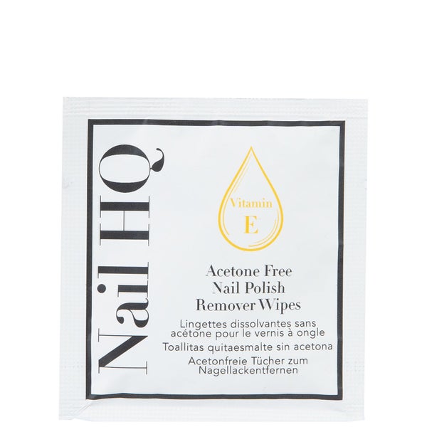 Nail HQ Acetone Free Polish Remover Wipes - Pack of 10