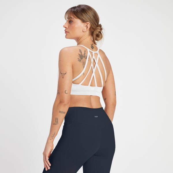 MP Women's Adapt Strappy Sports Bra - White
