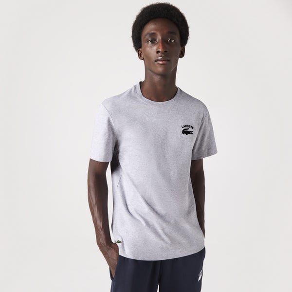 Lacoste Anniversary Logo-Embroidered Cotton-Jersey T-Shirt