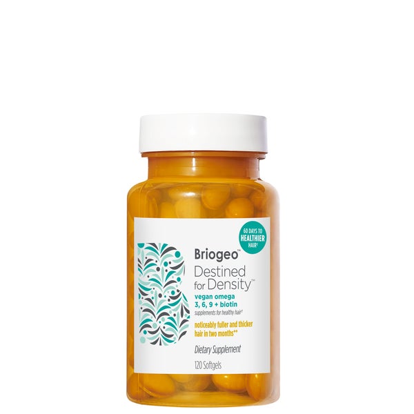 Briogeo Destined for Density Vegan Omega 3, 6, 9 and Biotin Supplements for Healthy Hair - 120 Softgels