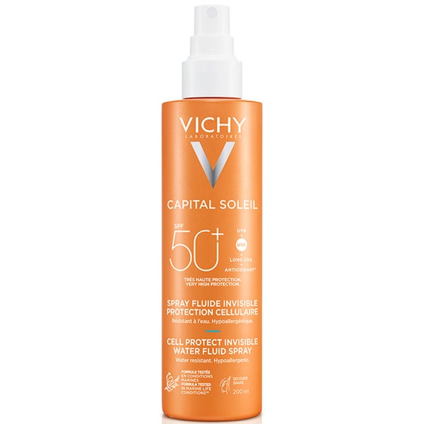 Vichy Capital Soleil Cell Protect Invisible High UVA and UVB Sun Protection Spray SPF50+ 200ml