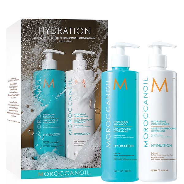 Moroccanoil Hydrating Shampoo and Conditioner 500ml Duo (Worth £71.40)