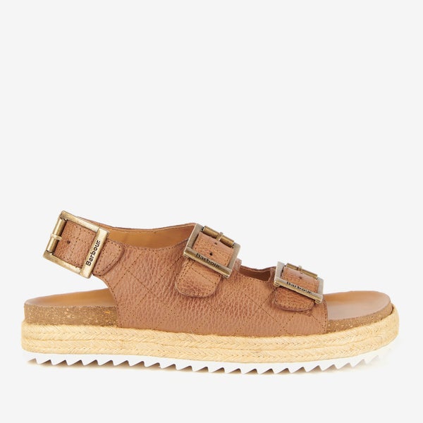 Barbour Helena Double Strap Leather Sandals