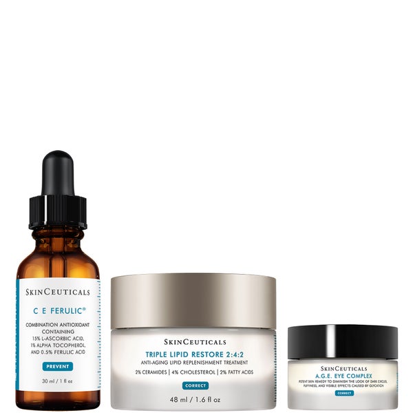 SkinCeuticals Anti-Aging Eye and Face Set with C E Ferulic Vitamin C and Ceramides (Worth $410.00)